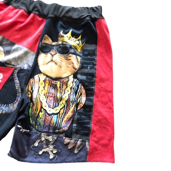 1 of 1 Elastic Shorts, 32”-38”. Reworked Eagle, Alligator, custom shorts - Picture 6 of 6